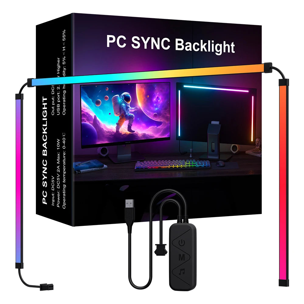 PC Sync Backlight — RGB LED Monitor Light with Screen Matching Effect