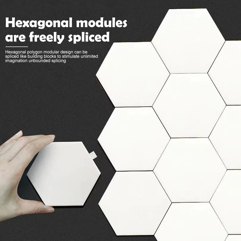 Neonest RGB Hexagonal Quantum Lamp – Modular Smart LED Wall Panels