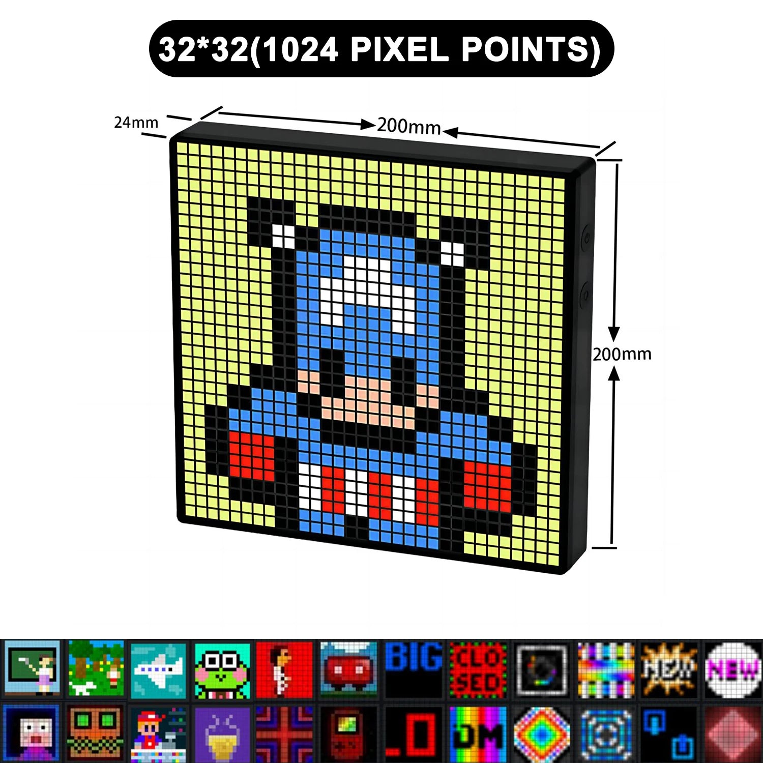 Neonest Smart LED Pixel Art Display – Creative DIY Digital Frame