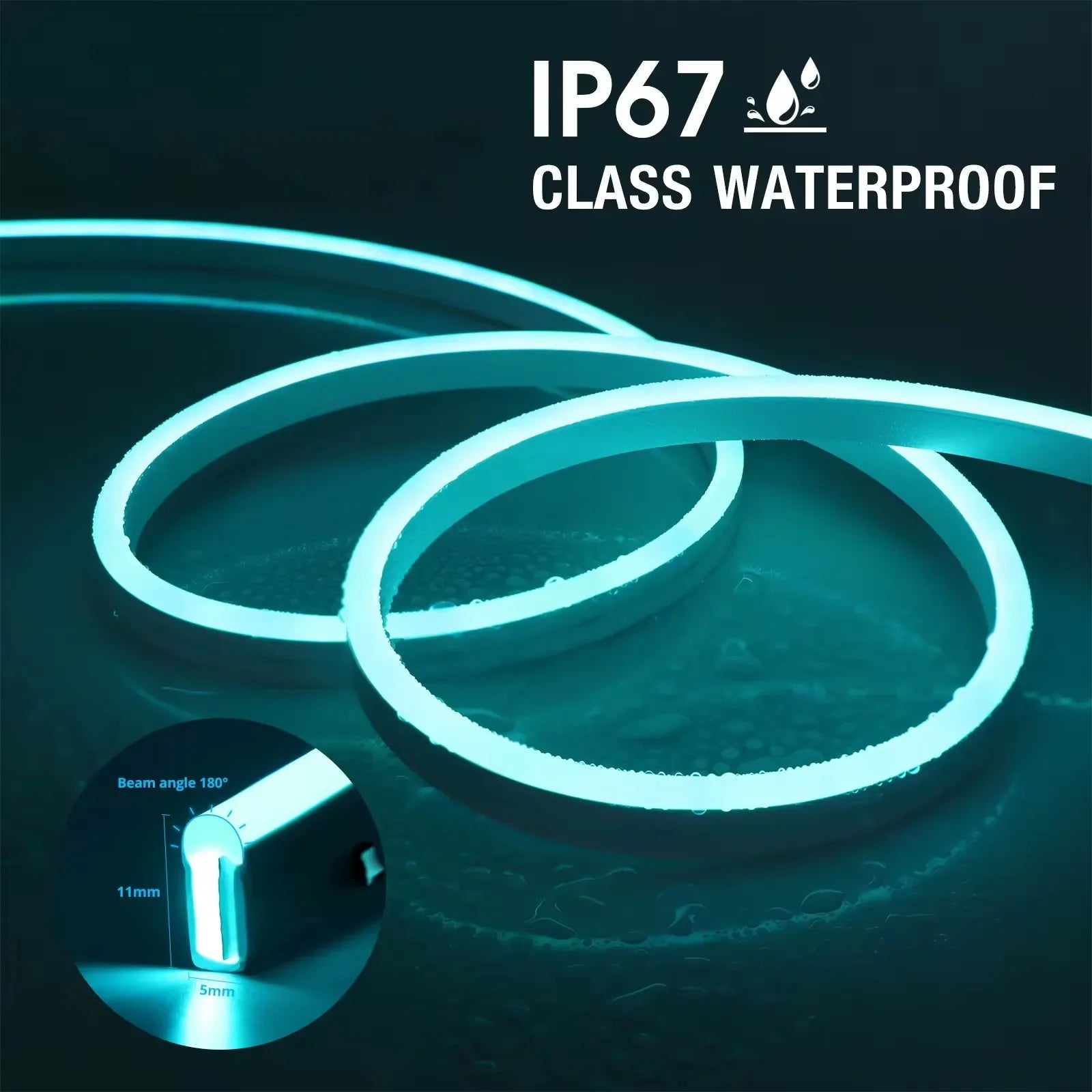 Neonest RGBIC Waterproof Neon LED Strip Light – Smart App & Music Sync