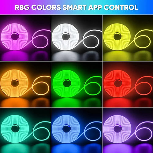 Neonest RGBIC Waterproof Neon LED Strip Light – Smart App & Music Sync