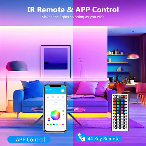 LED RGB Light Strip With Remote Control