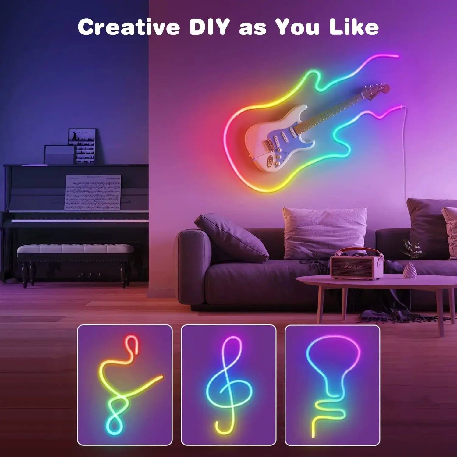 Neonest RGBIC Waterproof Neon LED Strip Light – Smart App & Music Sync