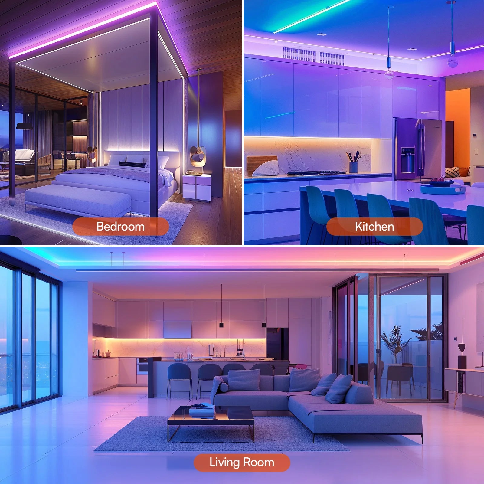 LED RGB Light Strip With Remote Control