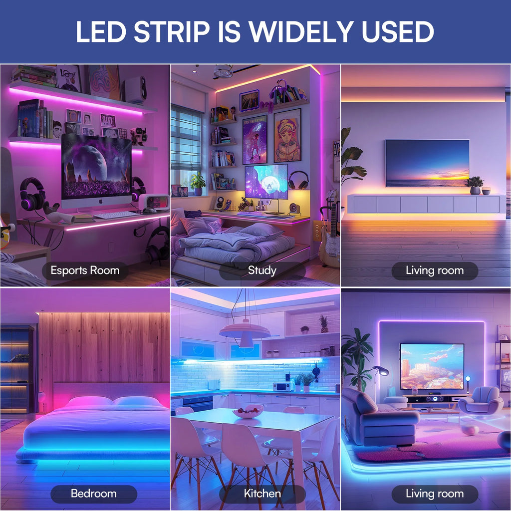 LED RGB Light Strip With Remote Control