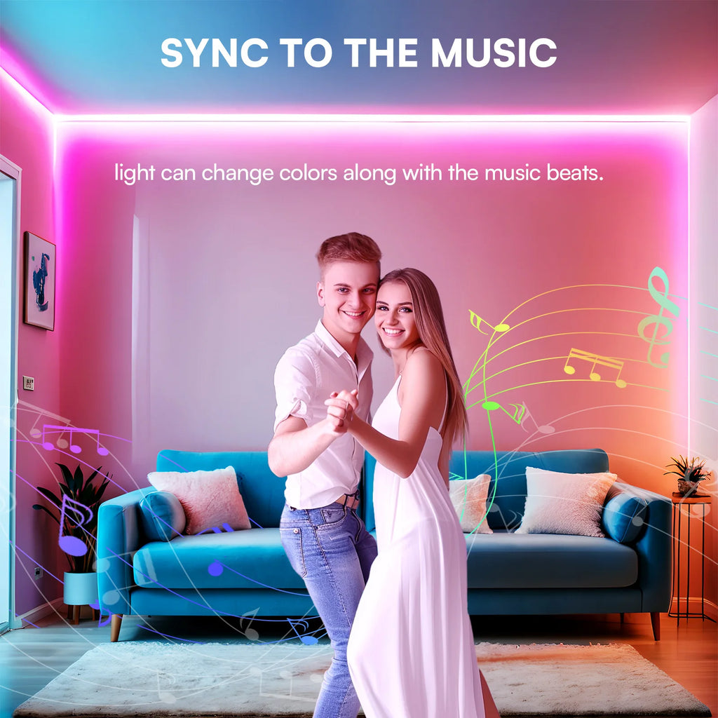 LED RGB Light Strip With Remote Control